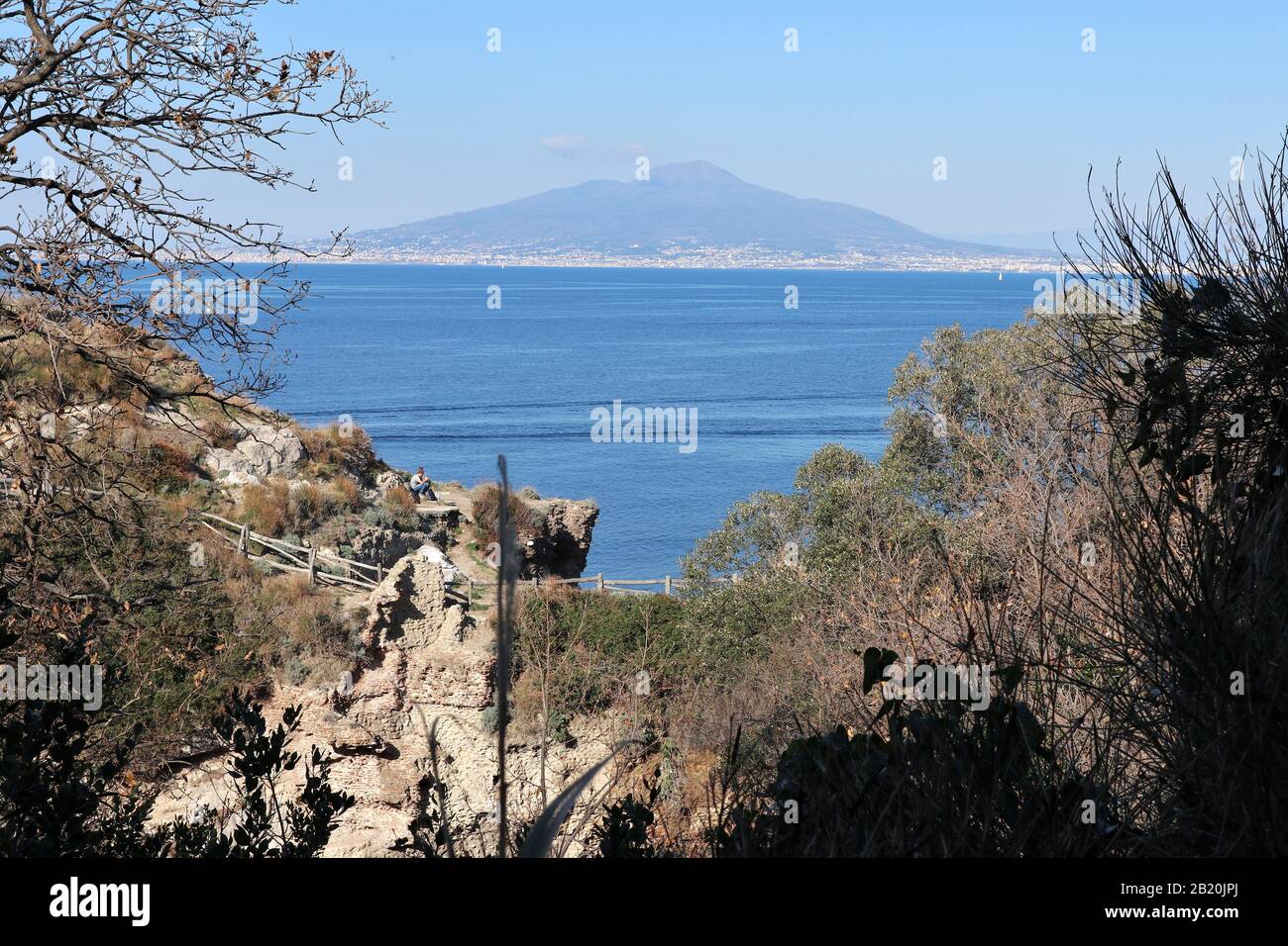 Sorrento - Bagni della Regina Giovanna Stockfoto