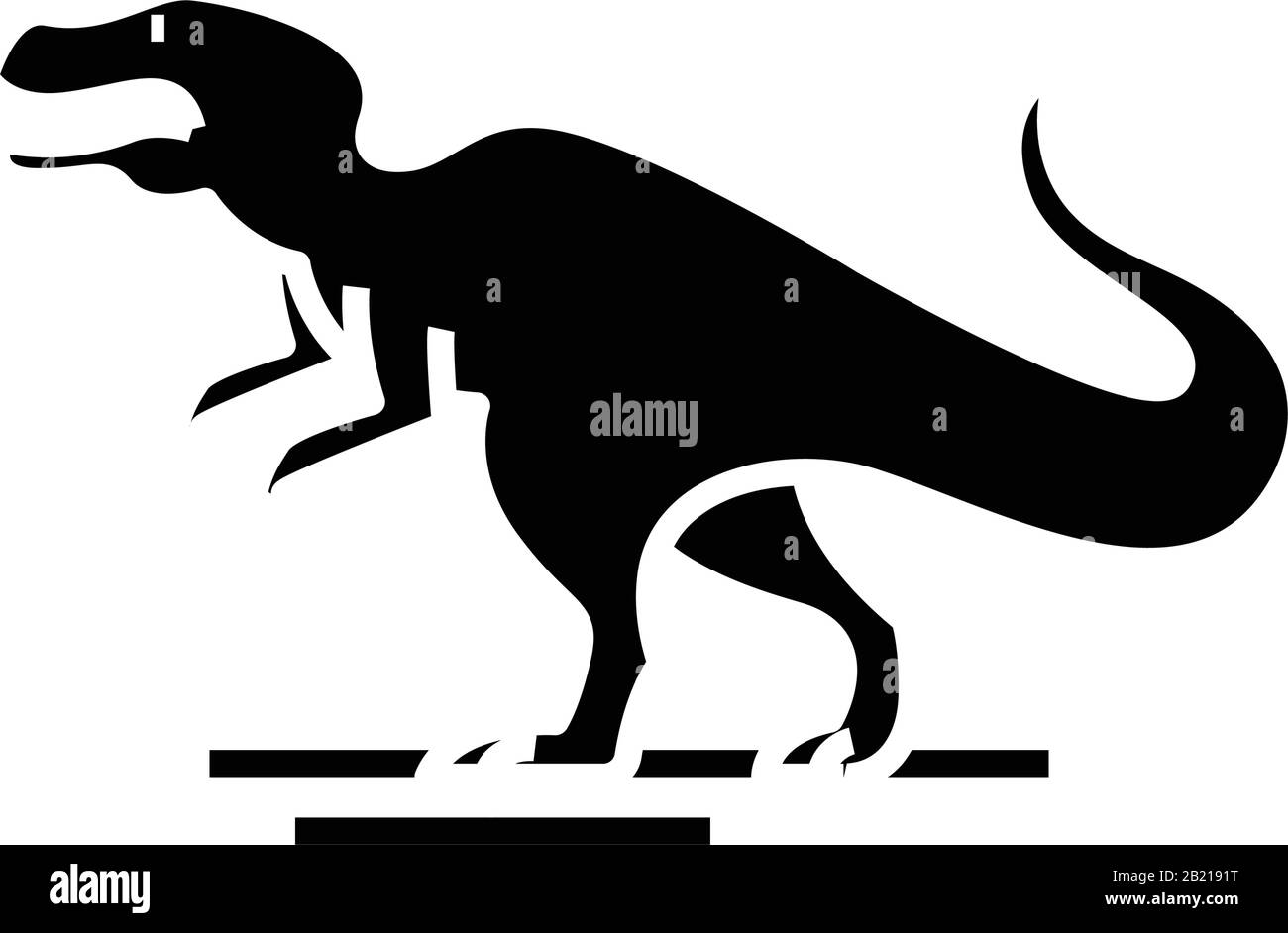 Evolution Animal Black Icon, Concept Illustration, Vector Flat Symbol, Glyph-Zeichen. Stock Vektor
