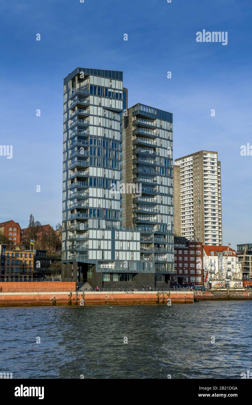 Kristallturm, Große Elbstraße, Altona, Hamburg Stockfoto