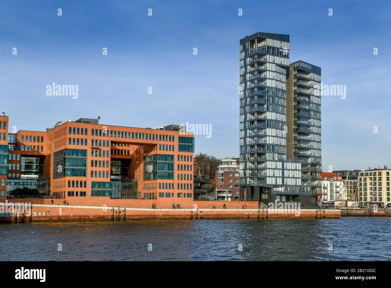 Kristallturm, Große Elbstraße, Altona, Hamburg Stockfoto