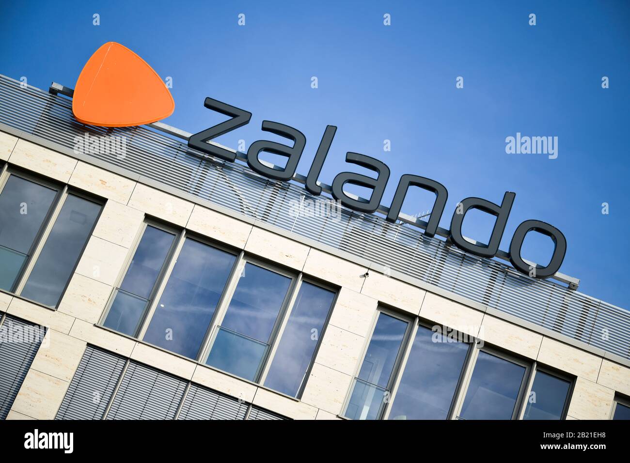 Zalando, Muehlenstrasse, Friedrichshain, Berlin, Deutschland Stockfoto