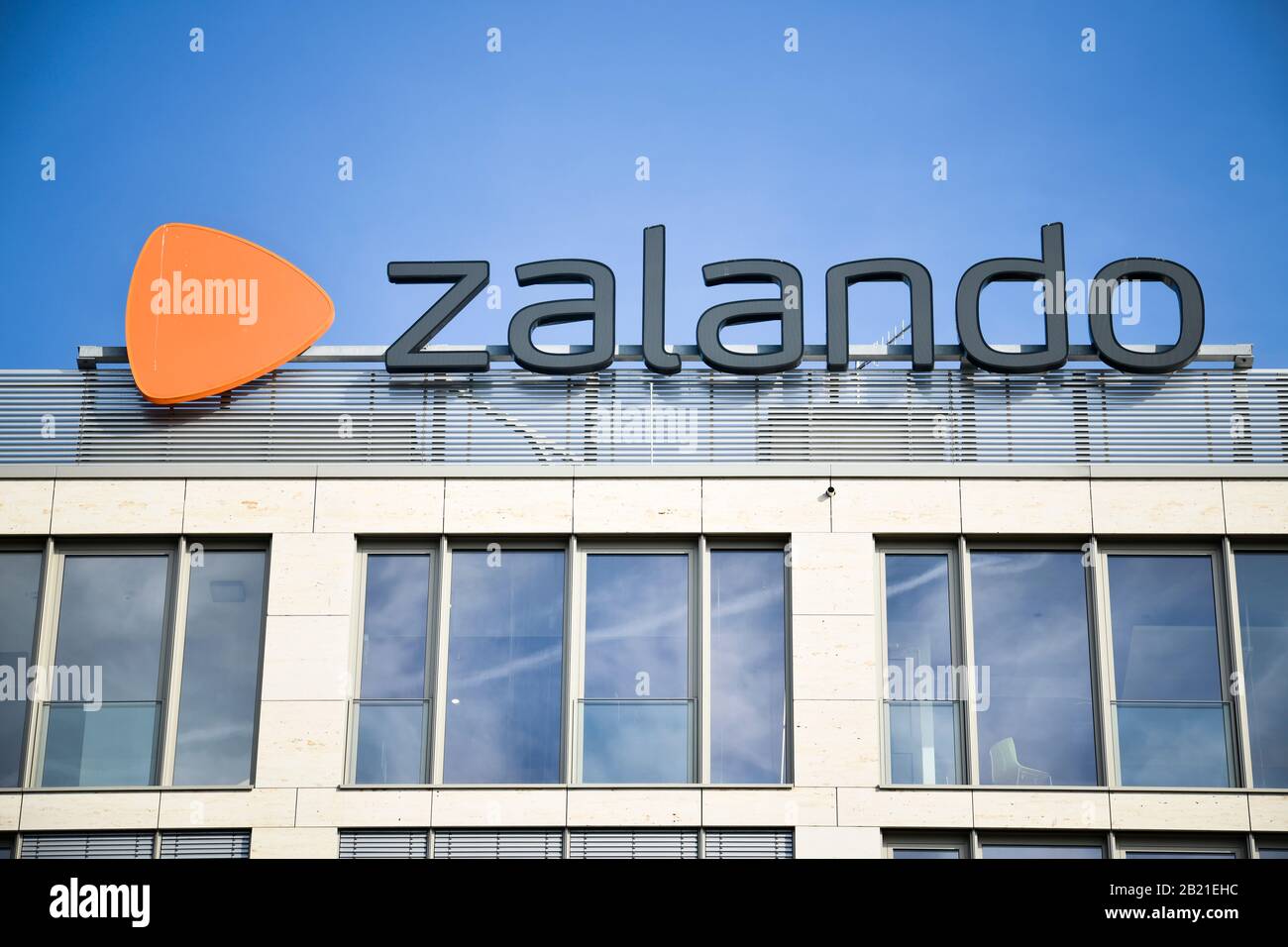 Zalando, Muehlenstrasse, Friedrichshain, Berlin, Deutschland Stockfoto