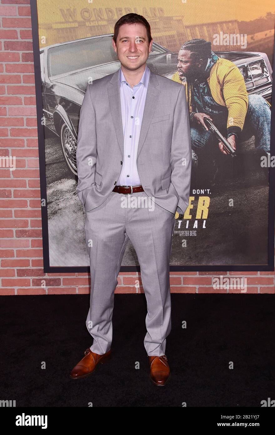 Westwood, CA - 27. FEBRUAR: Toby Ascher besucht die Premiere von Netflix "Spenser Confidential" im Regency Village Theatre am 27. Februar 2020 in Westwood, Kalifornien. Stockfoto
