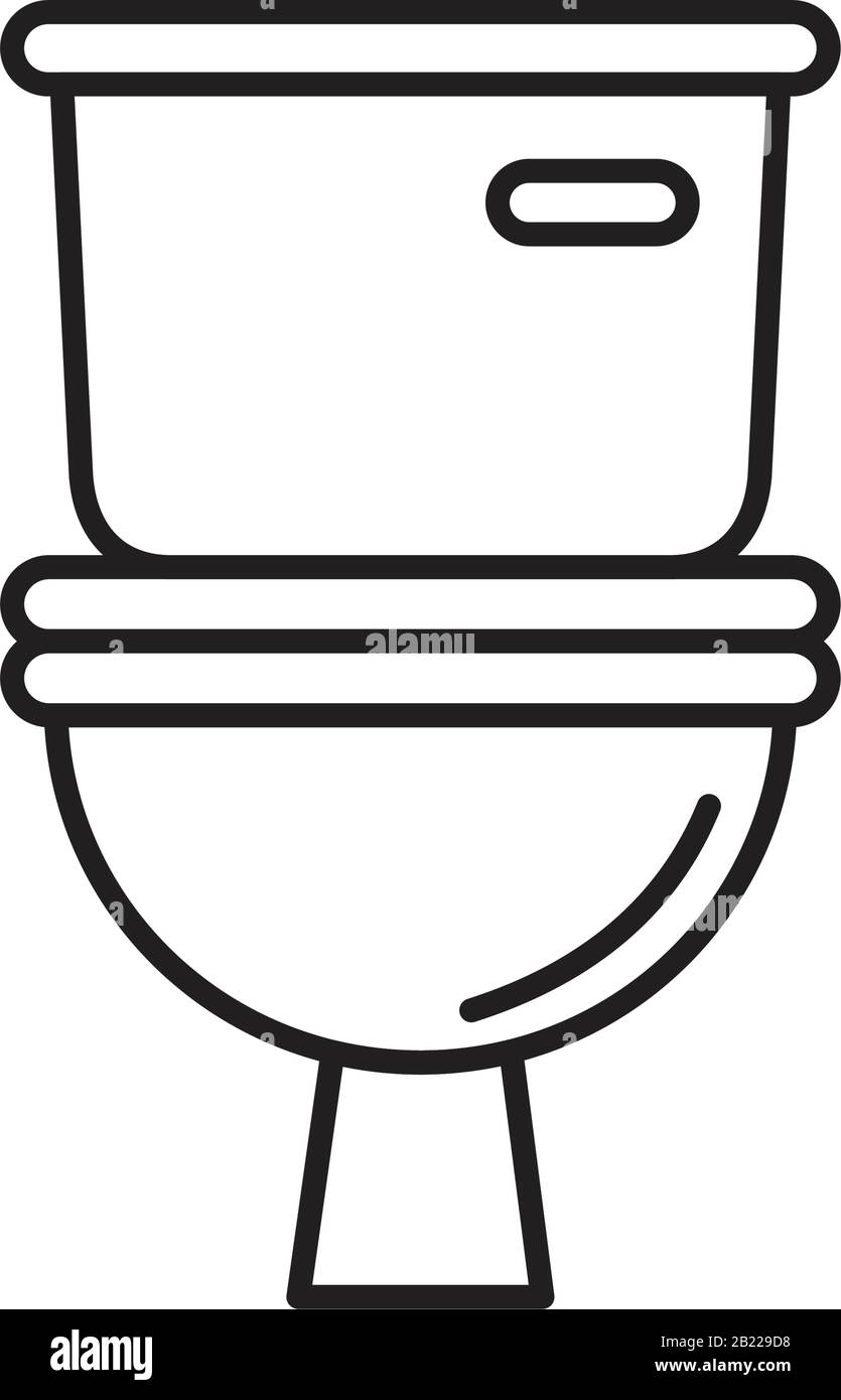 Apartment-wc-Symbolvorlage in schwarzer Farbe editierbar. Apartment-wc-Symbol Symbol Flat Vector Illustration für Grafik- und Webdesign. Stock Vektor