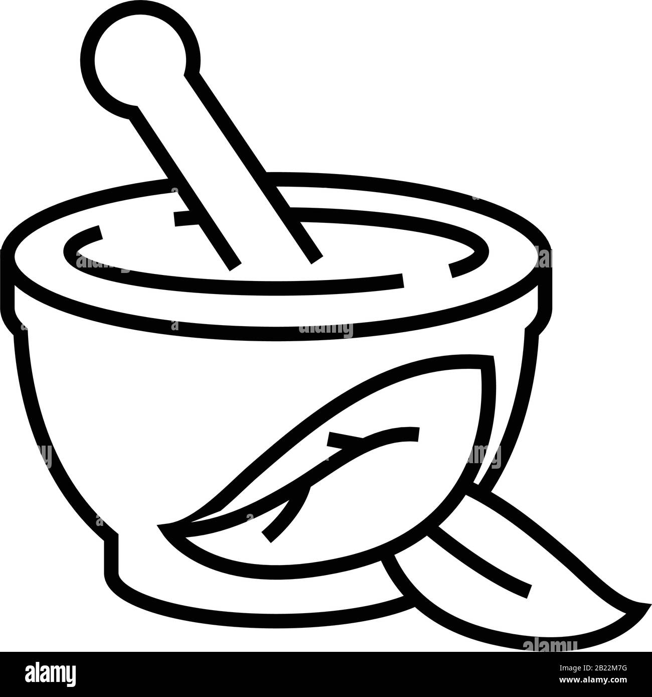 Symbol für organische Lebensmittellinien, Konzeptschild, Konturvektorabbildung, lineares Symbol. Stock Vektor