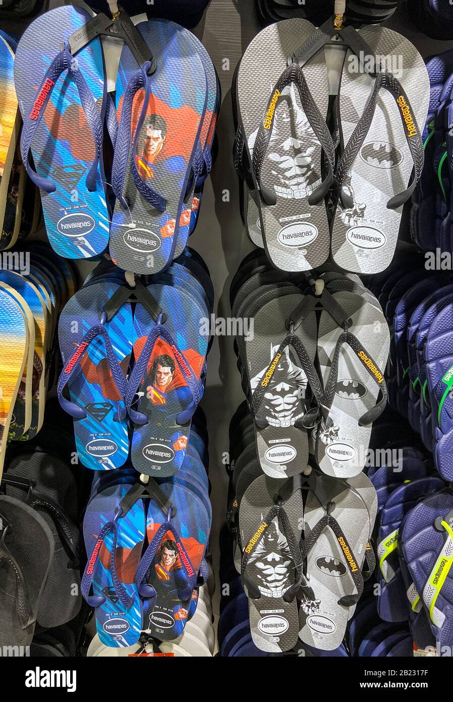 HAVAIANAS LADEN IN RIO DE JANEIRO, BRASILIEN Stockfoto