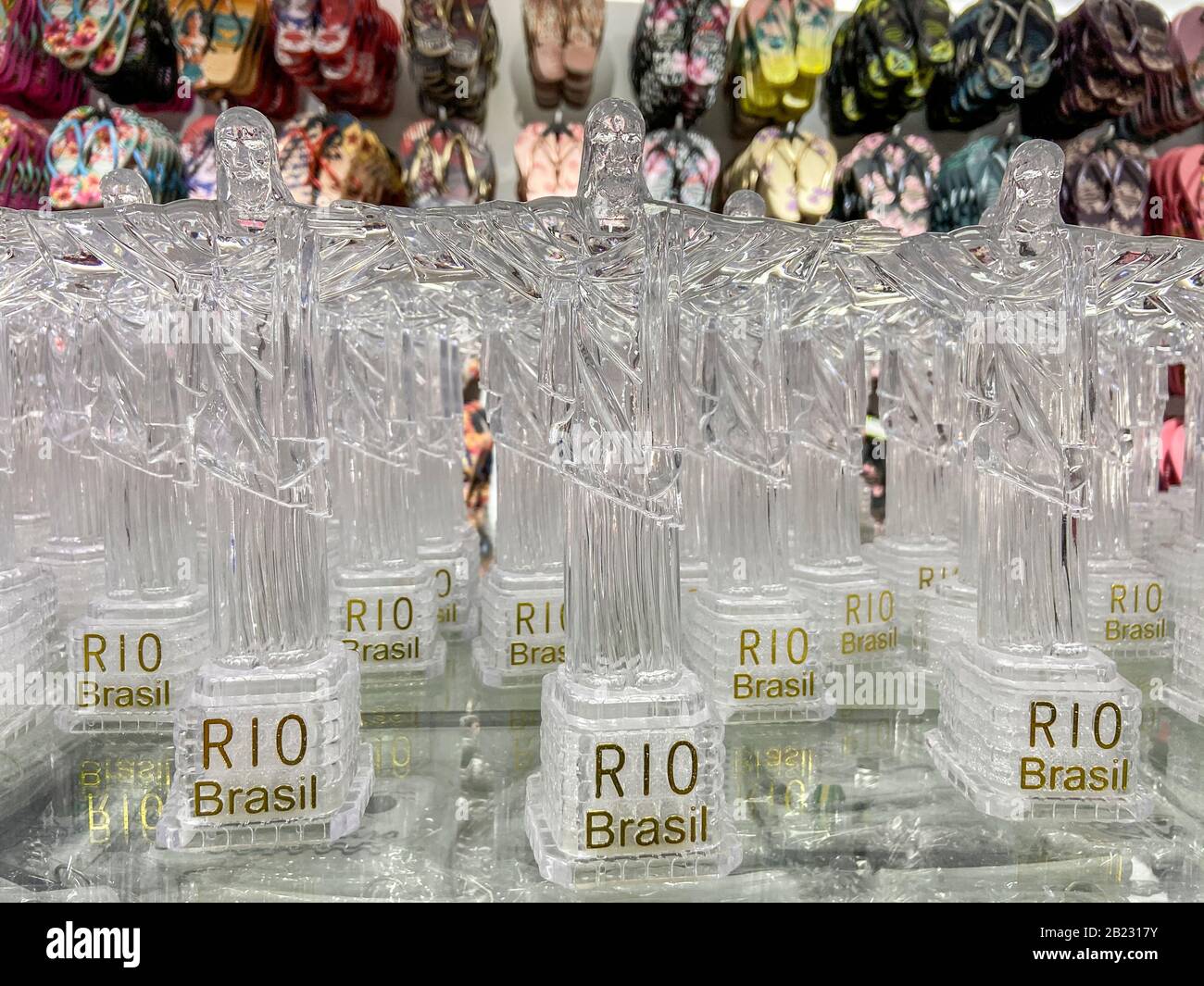 CHRISTUS DER ERLÖSER, RIO DE JANEIRO Stockfoto