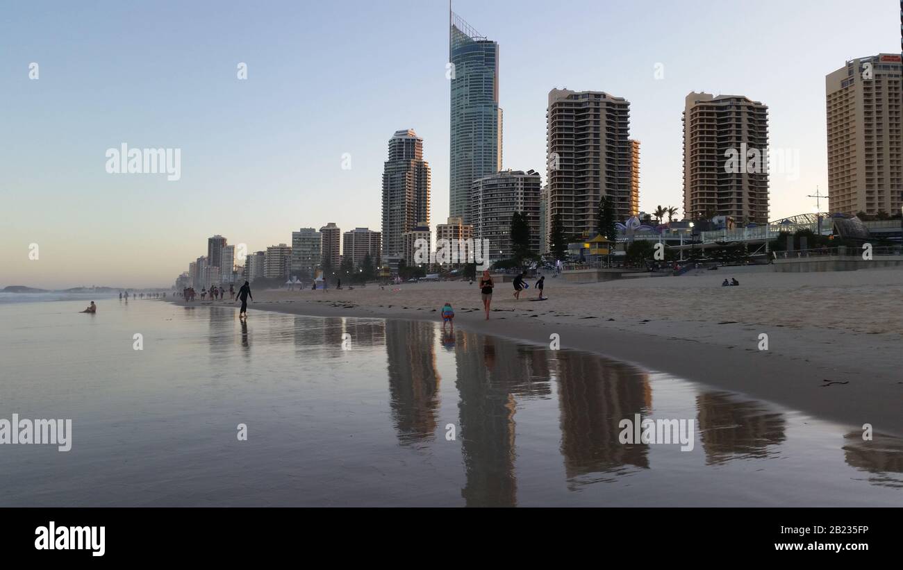 Gold Coast Beach Stockfoto