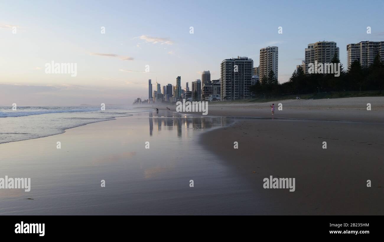 Gold Coast Beach Stockfoto