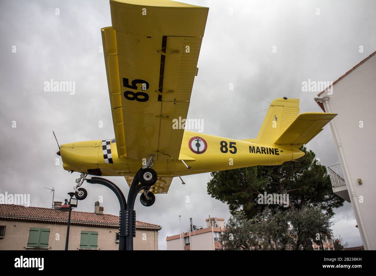 Musée de l'Aviation à Saint Victoret (Bouches-du-Rhône, Frankreich) : MORANE SAULNIER 'Rallye' Stockfoto