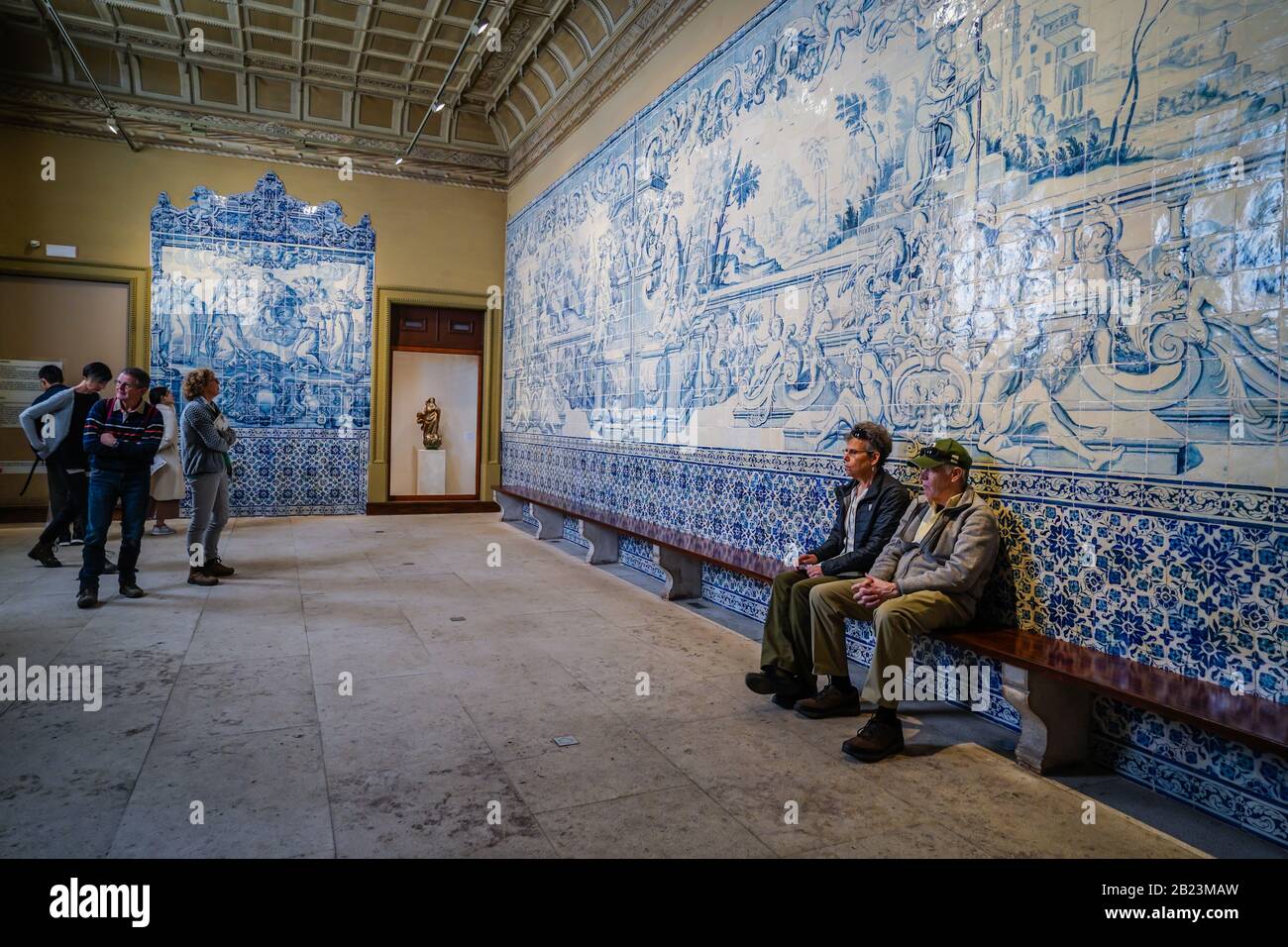 Das Museum Nacional do Azulejo (Nationales Fliesenmuseum) ist ein berühmtes Kultur- und Kunstmuseum in Lissabon Portugal Stockfoto