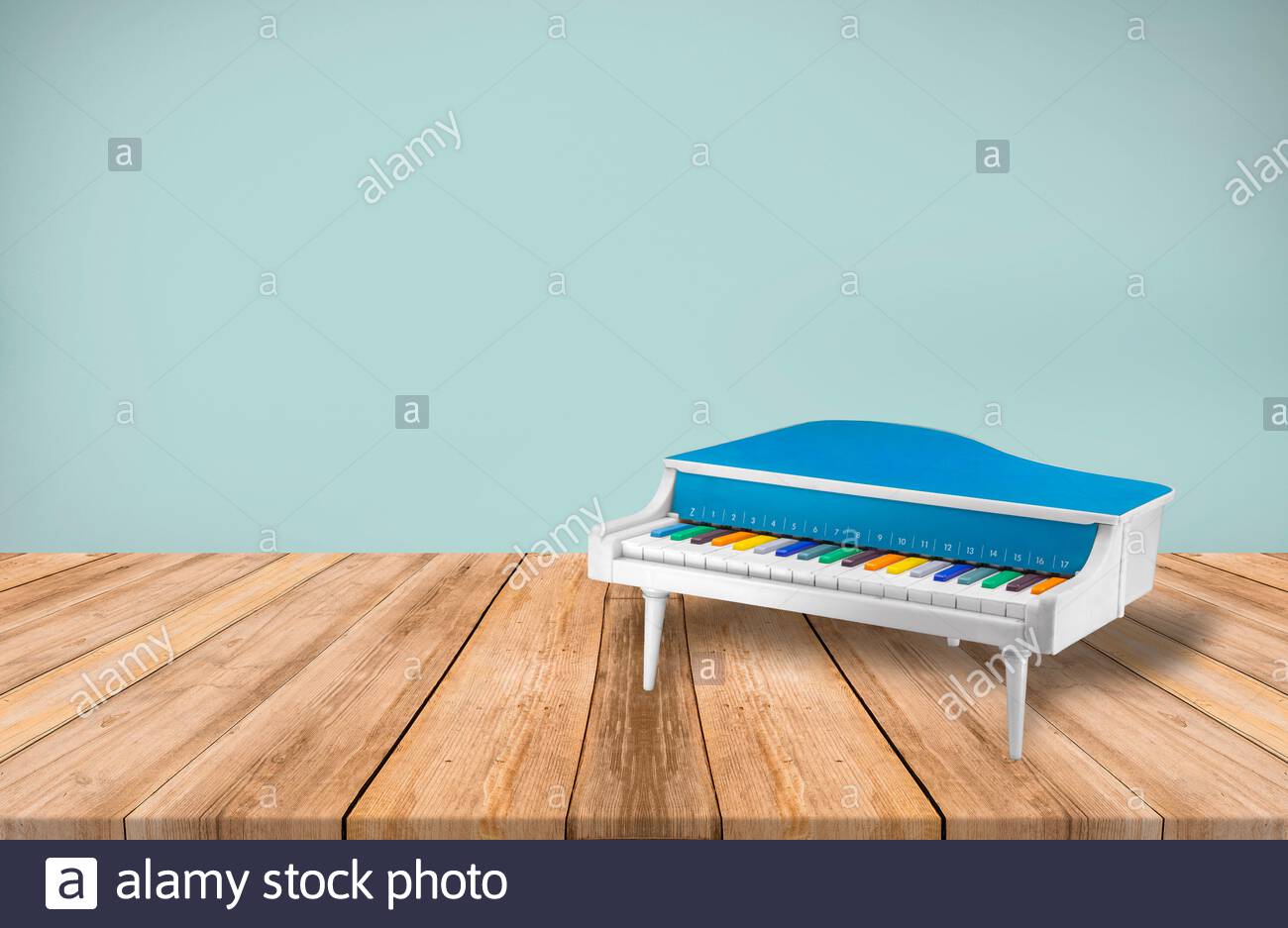 Piano On Wooden Floor Stockfotos Piano On Wooden Floor Bilder