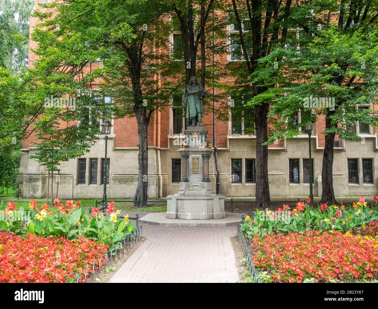 Nikolaus Kopernikus Statue, Krakau Stockfoto