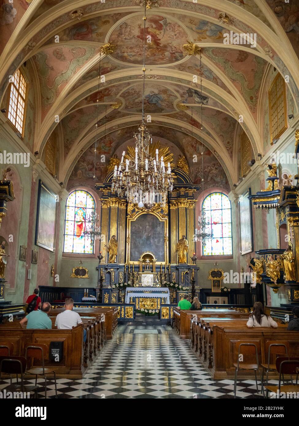 Kirche der Hl. Barbara, Krakau Stockfoto
