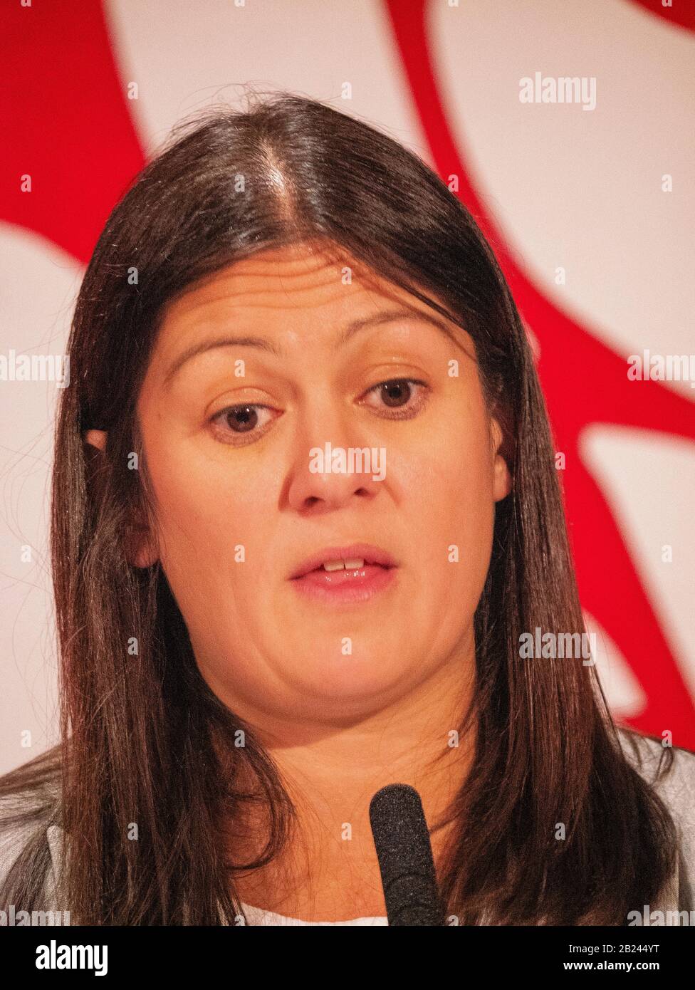 Lisa Nandy Abgeordnete für Wigan Anwärter für Führer der Labour-Partei Stockfoto