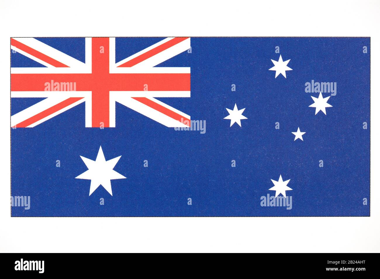 Nationalflagge von Australien. Stockfoto