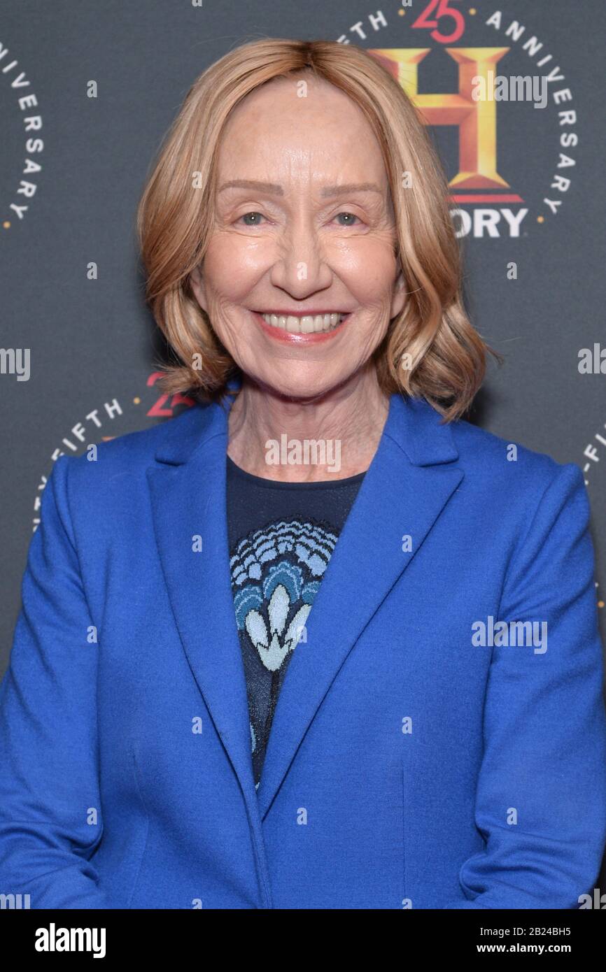 New York, USA. Februar 2020. Doris Kearns Goodwin nimmt an der Veranstaltung "HISTORYTalks: Leadership & Legacy" in der Carnegie Hall in New York, NY, 29. Februar 2020, Anteil. (Foto von Anthony Behar/Sipa USA) Credit: SIPA USA/Alamy Live News Stockfoto