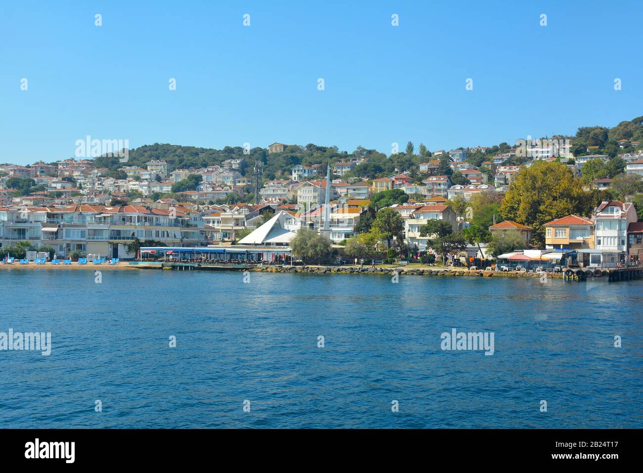 Kinaliada, eine der Prinzeninseln, auch Adalar genannt, im Marmarameer vor der Küste von Istanbul Stockfoto