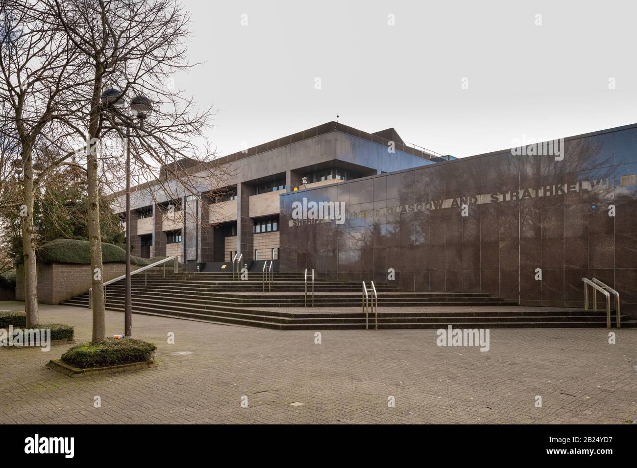 Glasgow Sheriff Court and Justice of the Peace Court, Glasgow, Schottland, Großbritannien Stockfoto