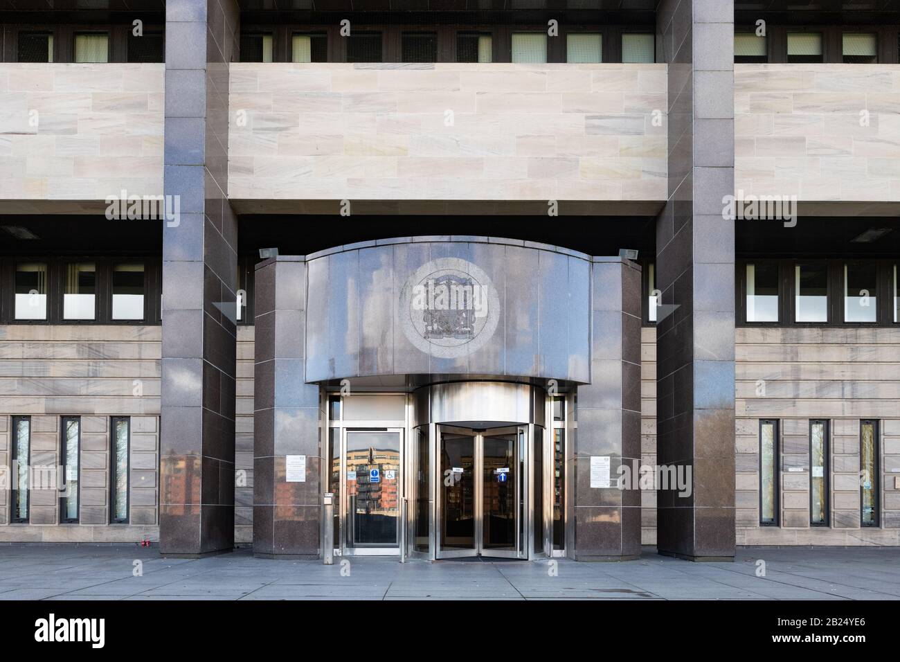 Glasgow Sheriff Court and Justice of the Peace Court, Glasgow, Schottland, Großbritannien Stockfoto