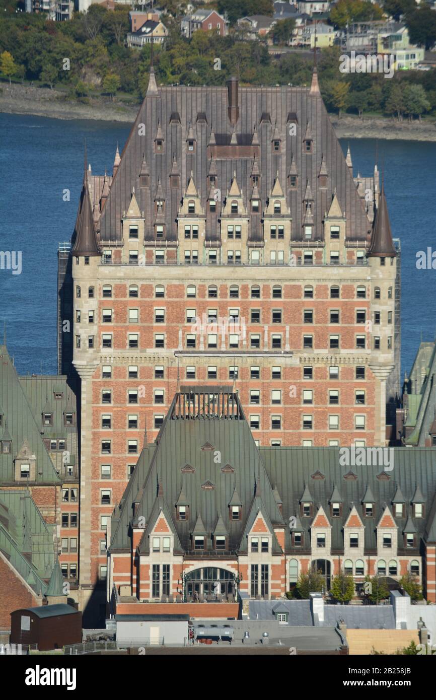 Fairmont Le Château Frontenac, Ville de Quebec, Quebec, Kanada Stockfoto