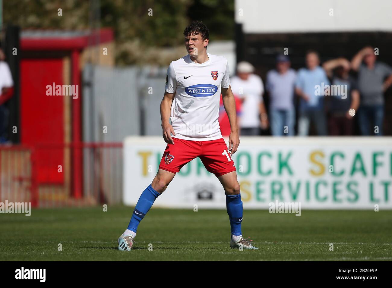 Matt Robinson von Dagenham und Redbridge während Dagenham & Redbridge gegen Hartlepool United, Vanarama National League Football bei den Chigwell Constructi Stockfoto