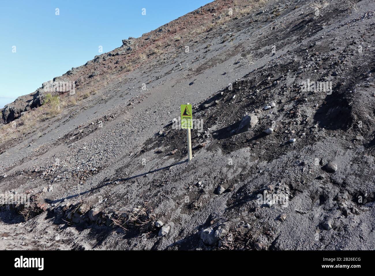 Escursione al Parco Nazionale del Vesuvio Stockfoto