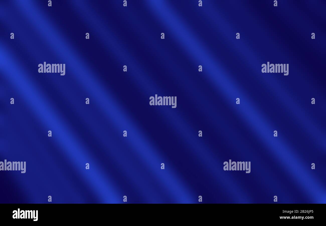 Linien und abstrakte Wellenfläche in Blau. Abstraktion für Postkarten, Website-Design, Ankündigungen Stockfoto