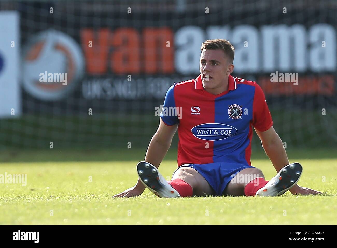 Frustration für Ben Goodliffe von Dagenham und Redbridge während Dagenham & Redbridge vs. Hartlepool United, Vanarama National League Football at the Chi Stockfoto