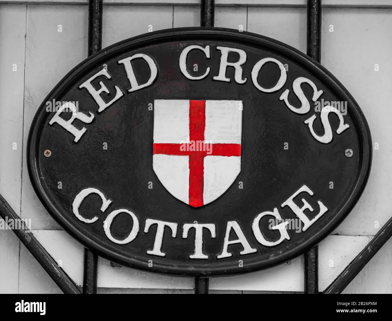 Red Cross Cottage Henley an der Themse England Großbritannien Stockfoto