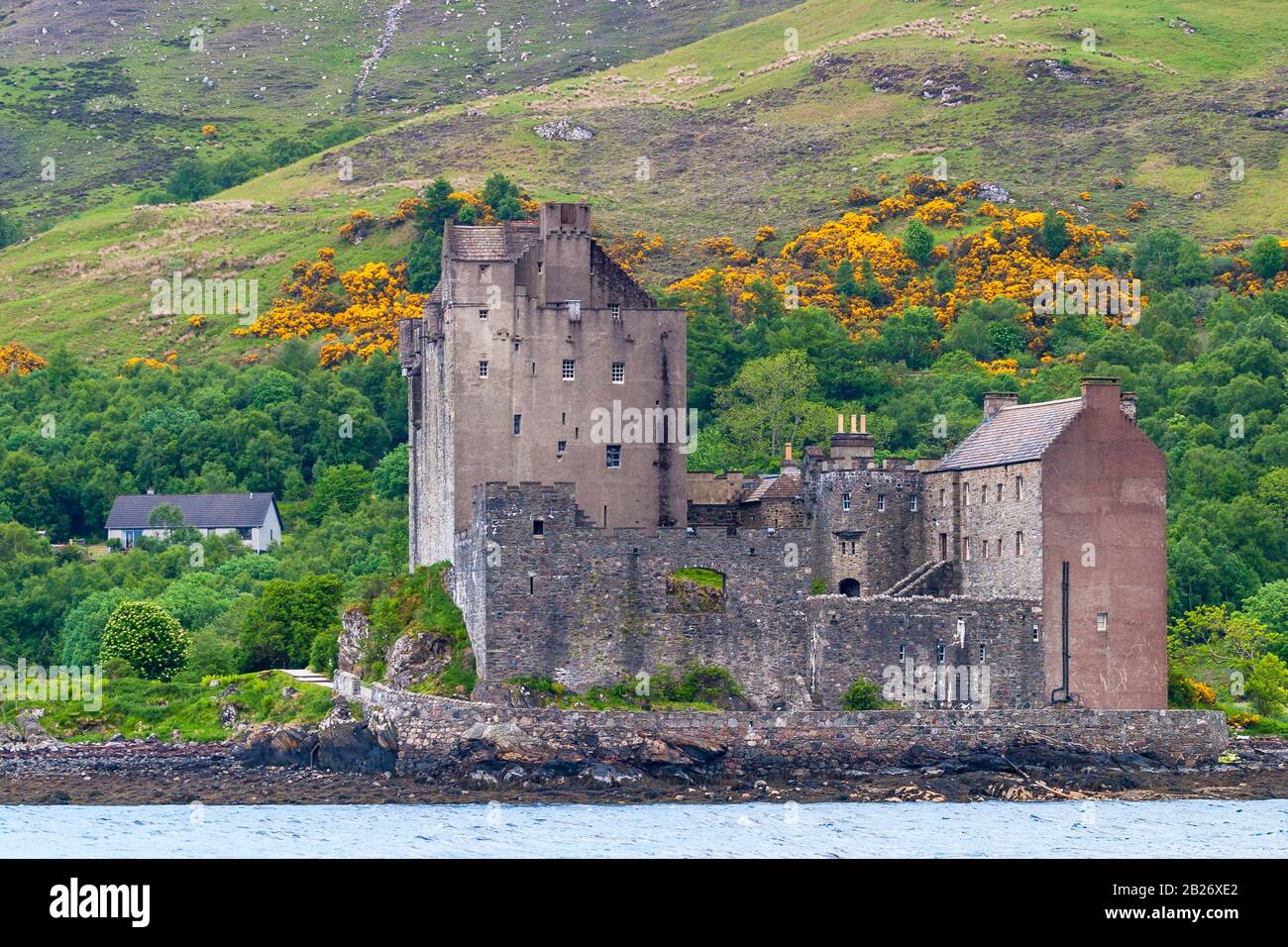 Schloss Eilean donan im schottischen Hochland Stockfoto