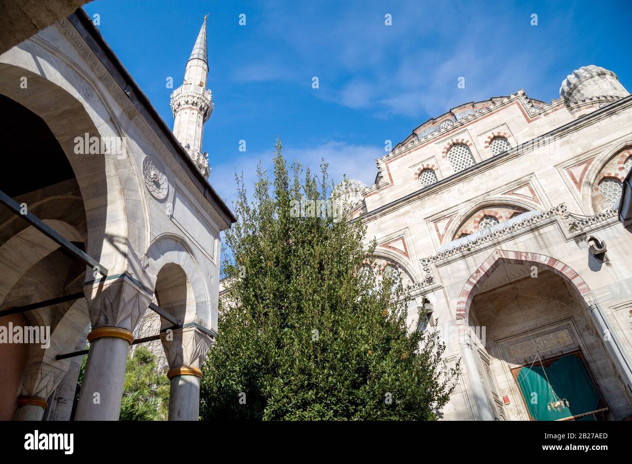 Istanbul/Türkei   19.01.2017: Blick auf Sehzade-Moschee, Fatih, Istanbul, Türkei. Stockfoto