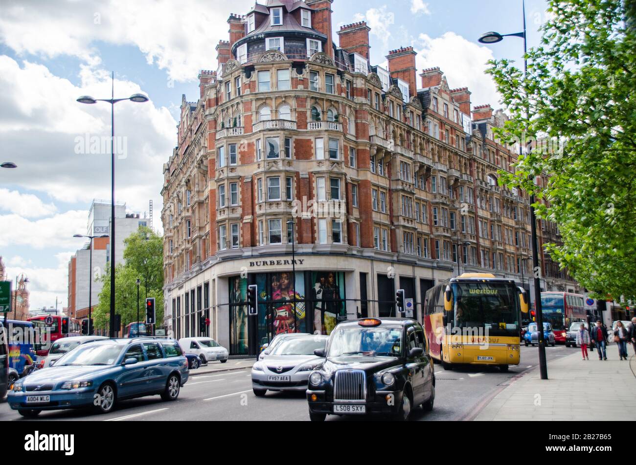Die beliebte Straße Oxford in London, Großbritannien. Stockfoto