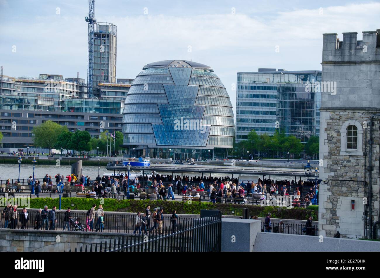 Most Happening Place trafalgar Square in London Großbritannien. Stockfoto