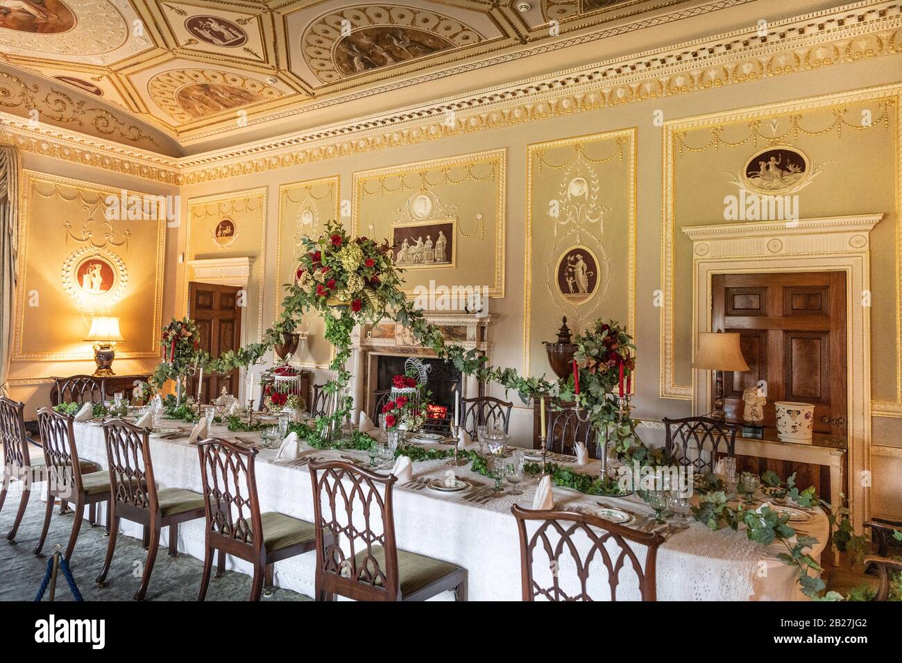 Basildon Park, Bukshire, Großbritannien. Stockfoto