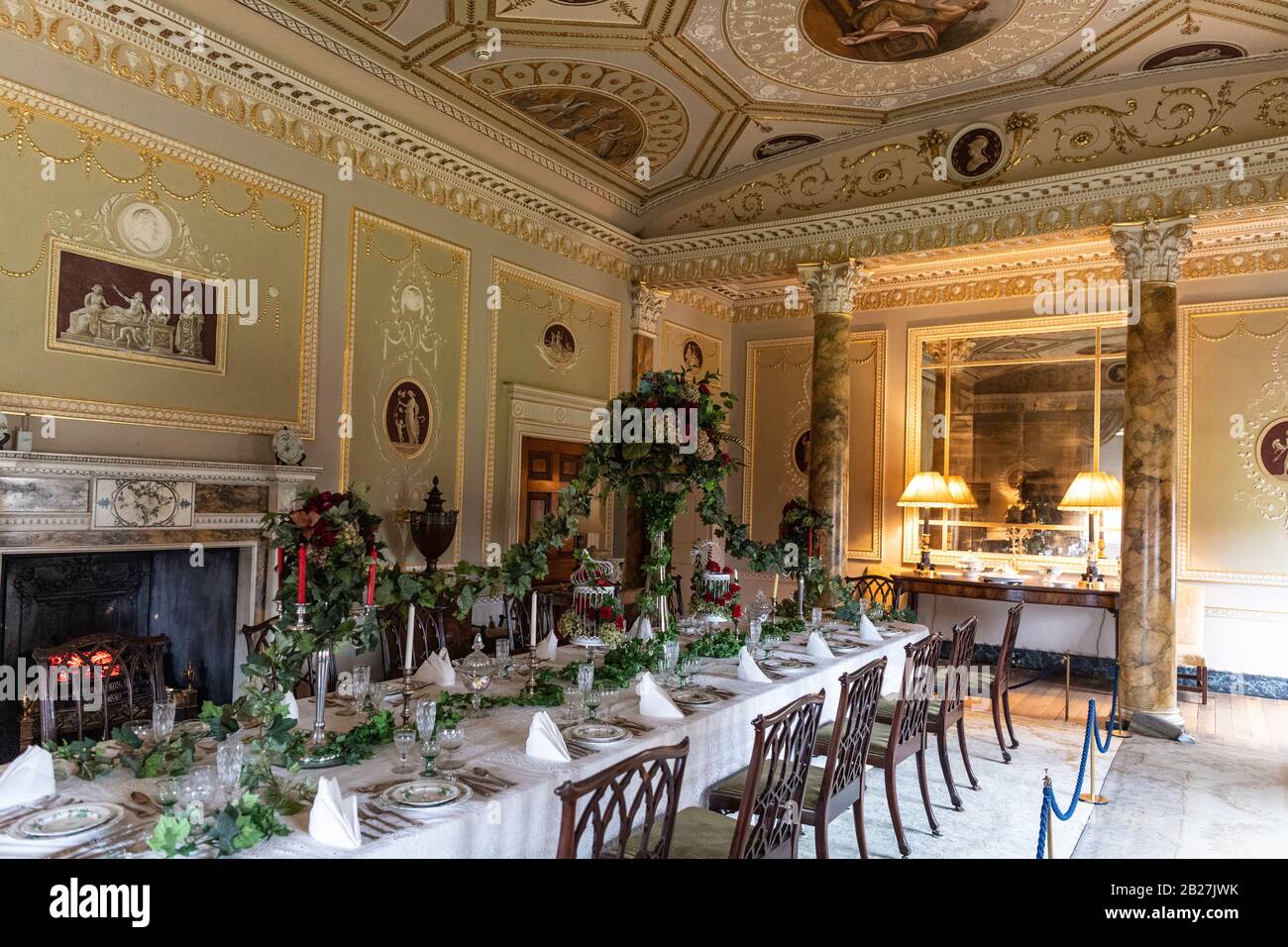 Basildon Park, Bukshire, Großbritannien. Stockfoto