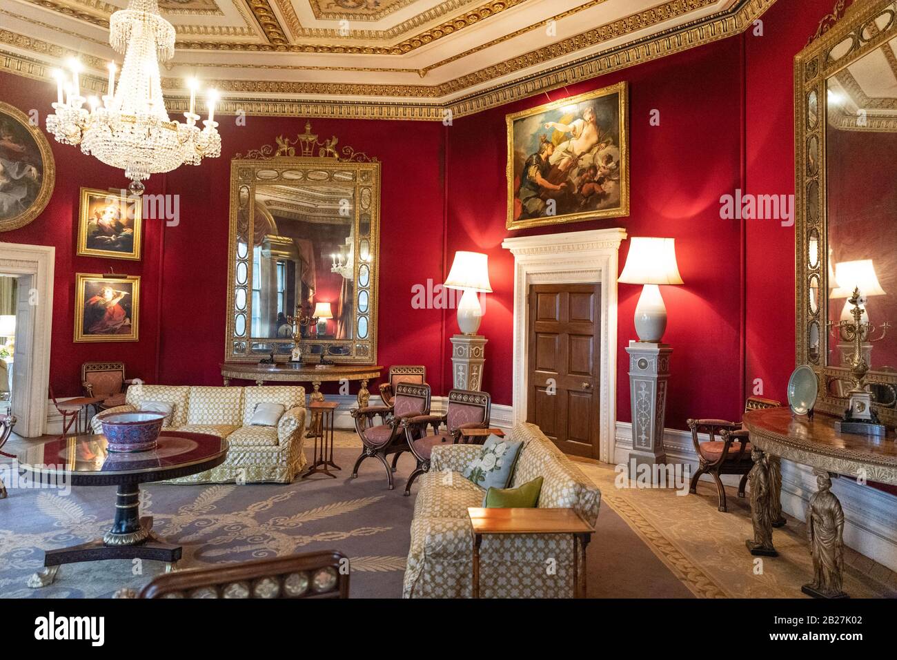 Basildon Park, Bukshire, Großbritannien. Stockfoto