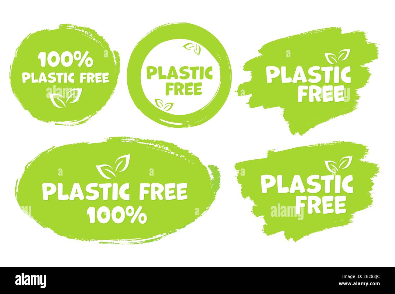 Symbol "Freistempel aus Kunststoff" auf weißem Hintergrund. Vektor Stock Vektor