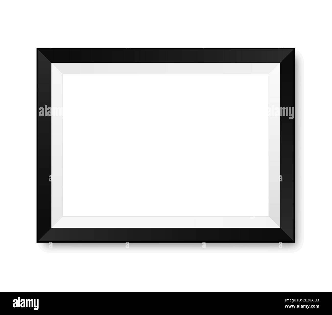 Realistisches Bild-Mockup. Vektorhintergrund Stock Vektor