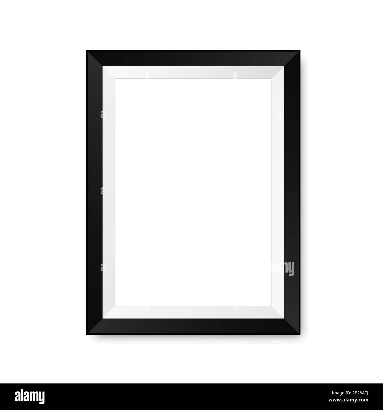 Realistisches Bild-Mockup. Vektorhintergrund Stock Vektor