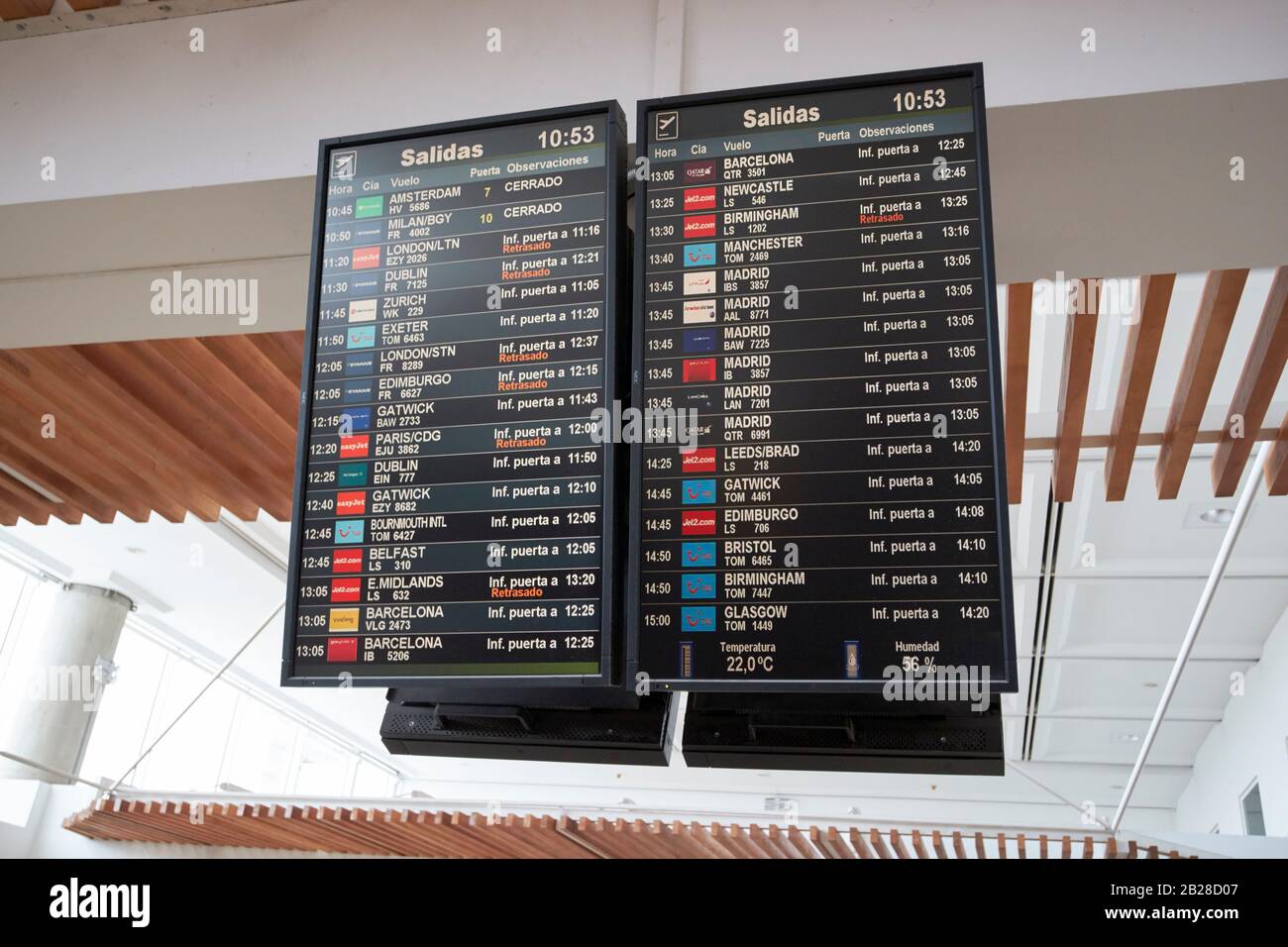 Flughafen Lanzarote Ankunft Und Abflug Terminal www.alamy.de
