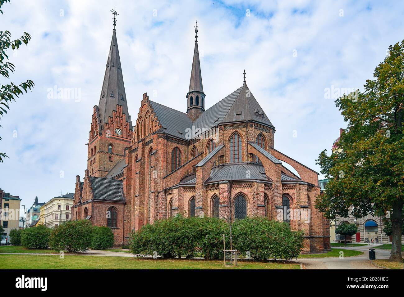 Turm Der St. Petri Kirche Turm der st petri kirche und burg -Fotos und -Bildmaterial in hoher