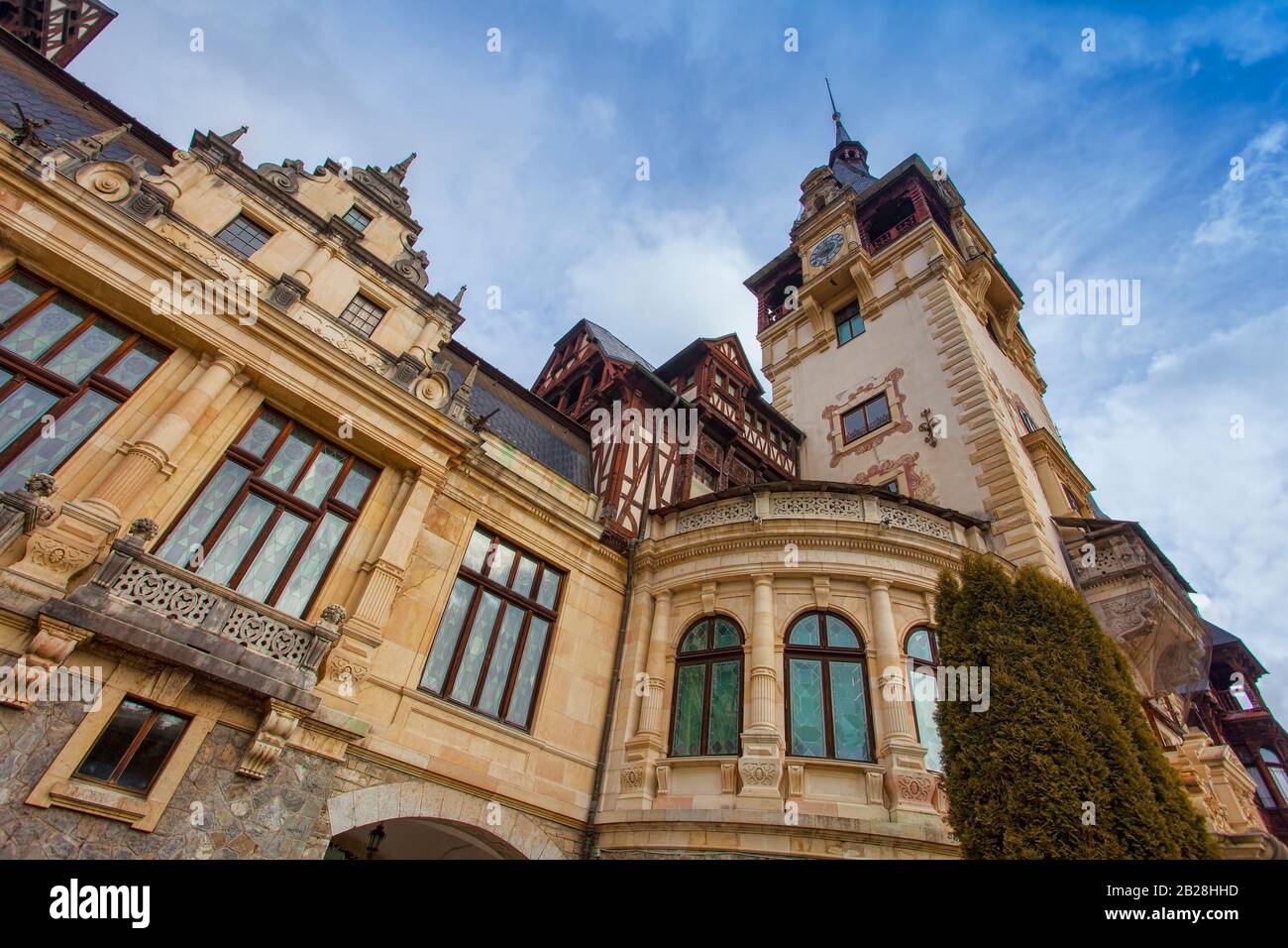 Schloss Peles in Sinaia, Rumänien. Stockfoto