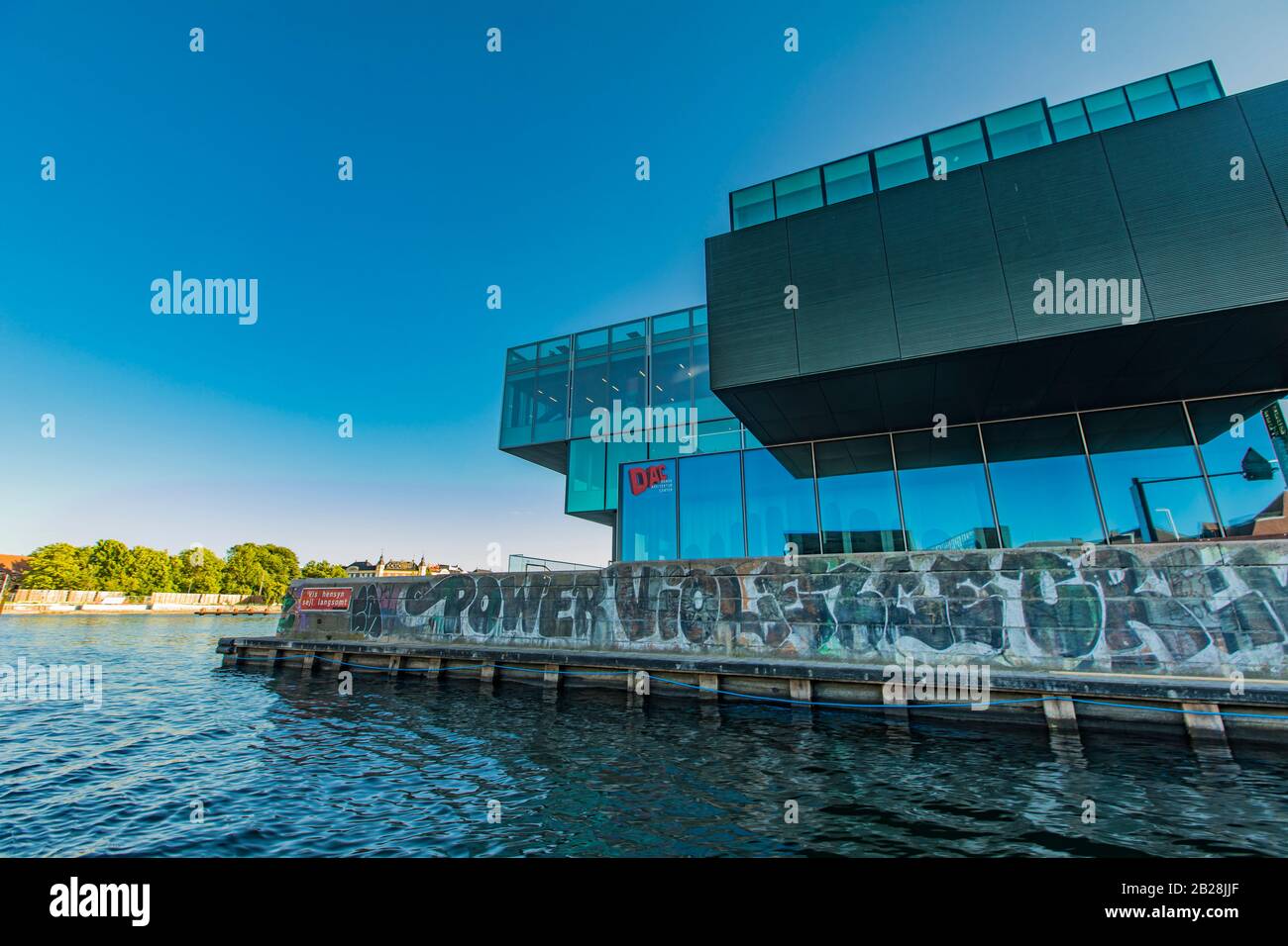 Kopenhagen, DÄNEMARK - 13. JUNI 2018: Dänisches Architekturzentrum in Kopenhagen, Dänemark. Es ist ein Zentrum für die Entwicklung von Wissen über Architekt Stockfoto