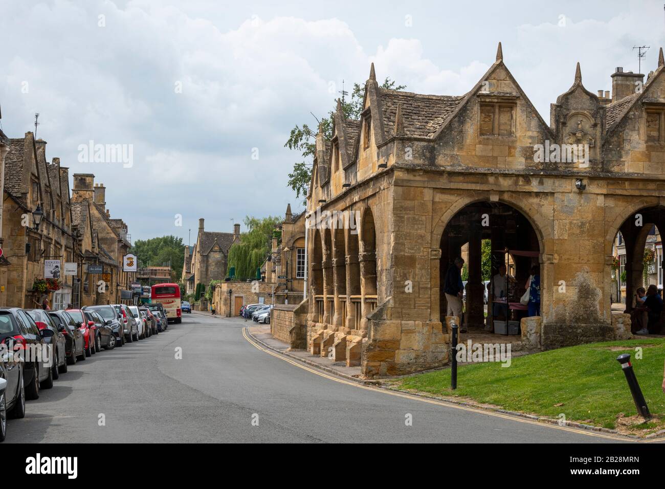 Market Hall, High Street, Chipping Campden, Gloucestershire, Cotswolds, England Stockfoto