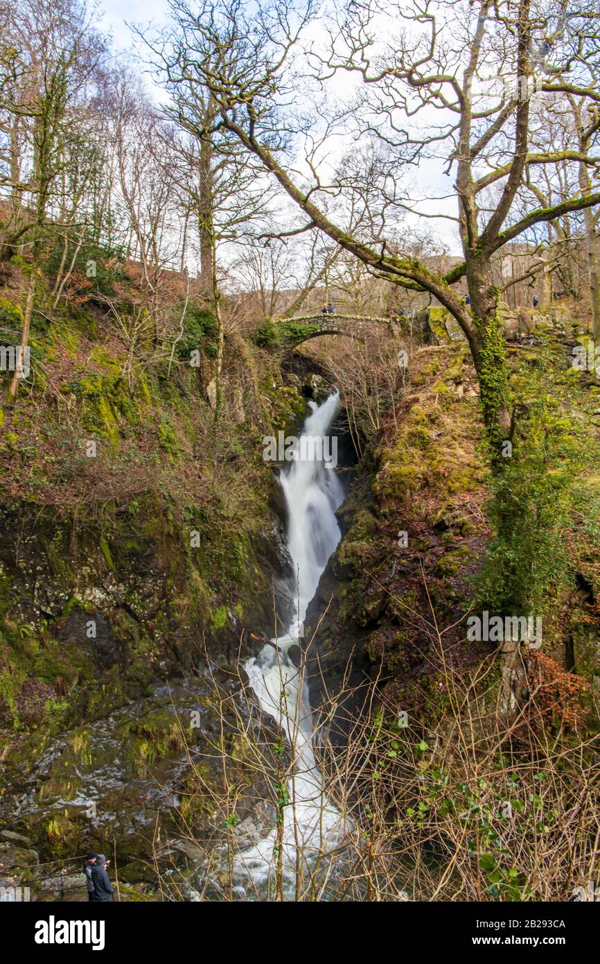 Ullswater and Aira Force, Cumbria, Lake District Stockfoto