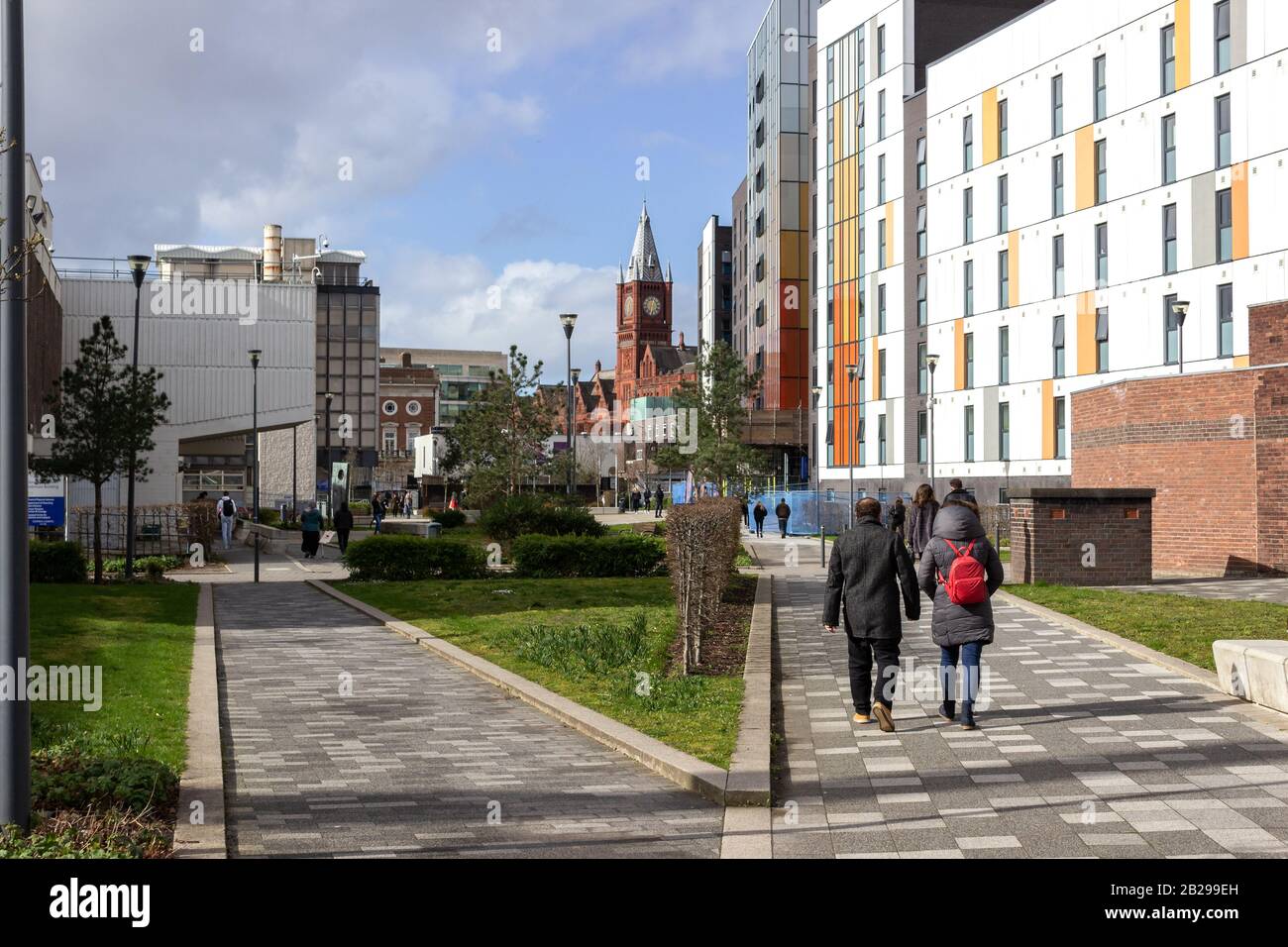 Crown Place, Campus der University of Liverpool, Grove Street, Liverpool Stockfoto