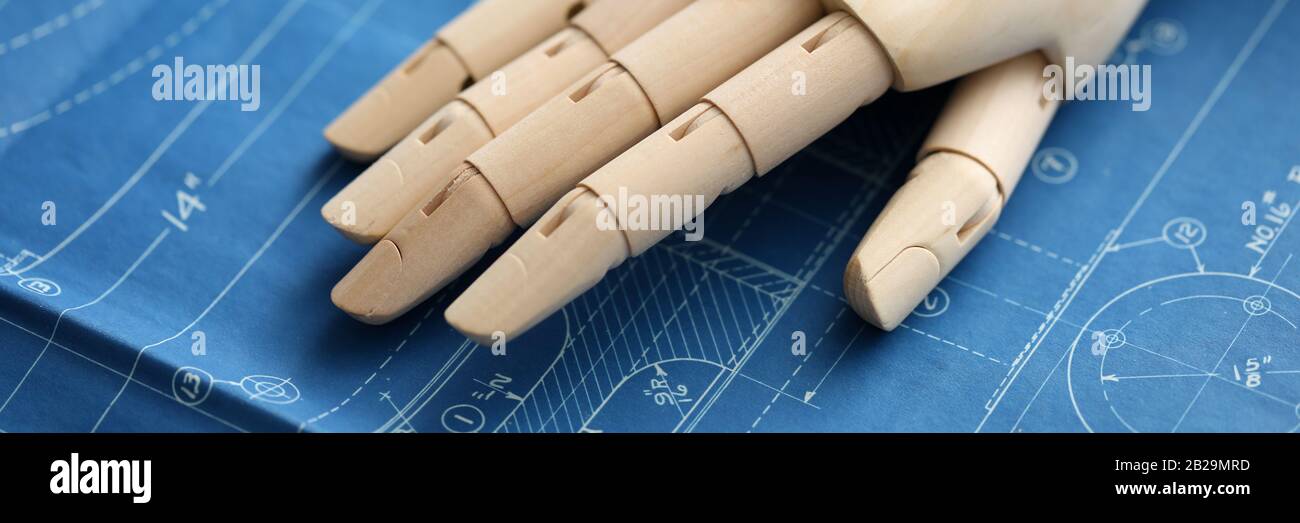 Gesichtslose Person mit amputierten Arm Stockfoto