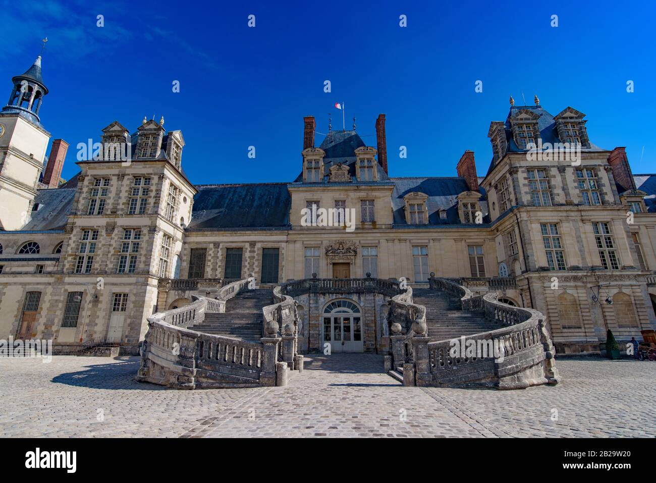 Château de Fontainebleau, Paris, Frankreich Stockfoto