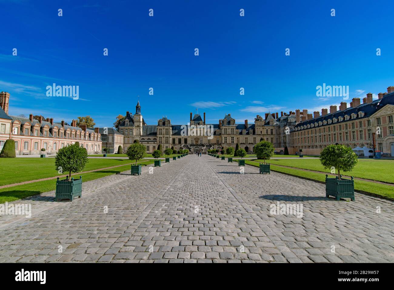 Château de Fontainebleau, Paris, Frankreich Stockfoto